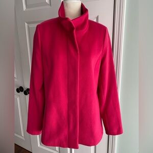Lands' End Vibrant Pink Coat